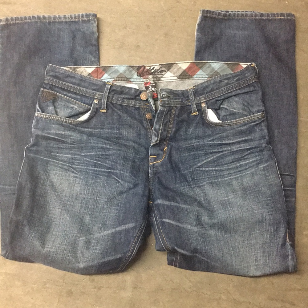 QuickSilver 34 x 34 Button Fly Jeans